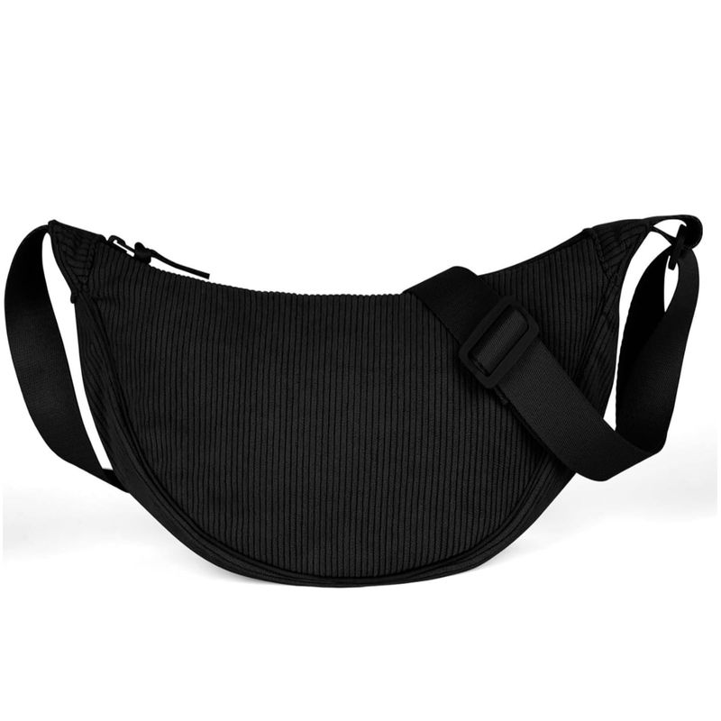 AUCUU Borsa Tracolla Velluto Coste