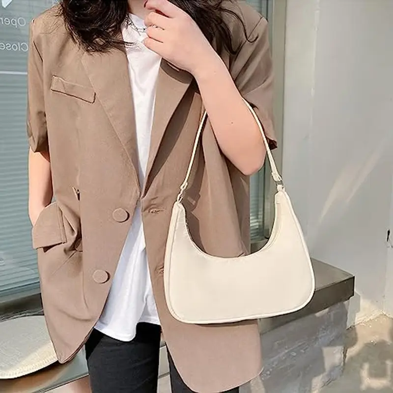 Aucuu Borsa a tracolla Donna Bianco 1597591 miniatura 2