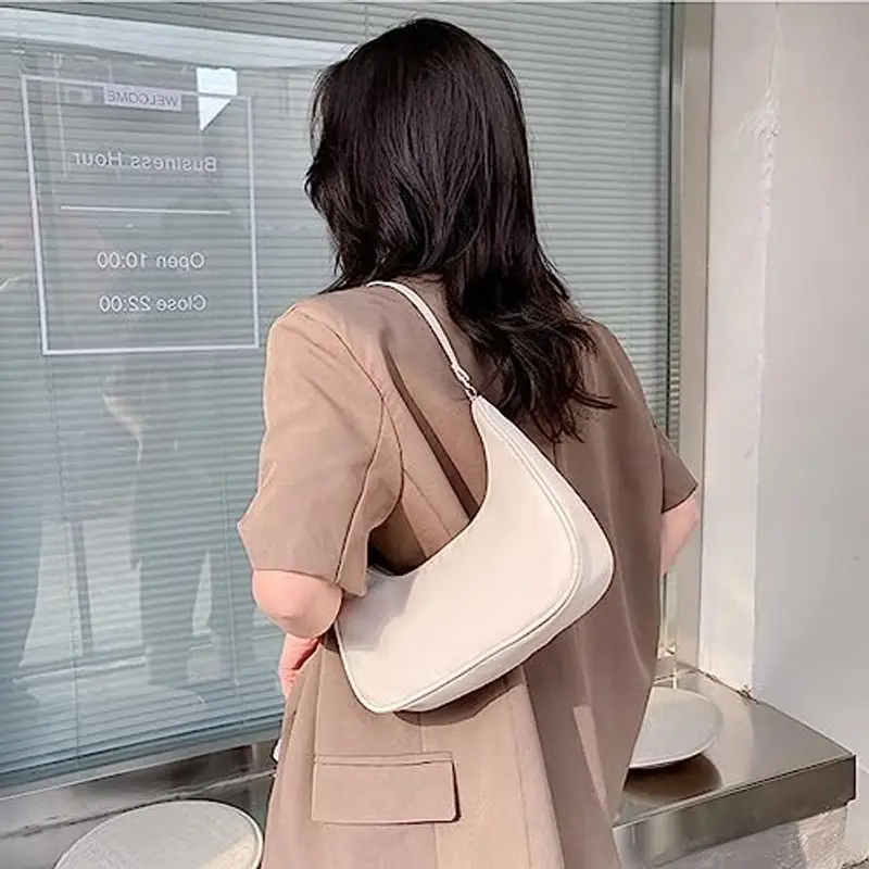 Aucuu Borsa a tracolla Donna Bianco 1597591 miniatura 3