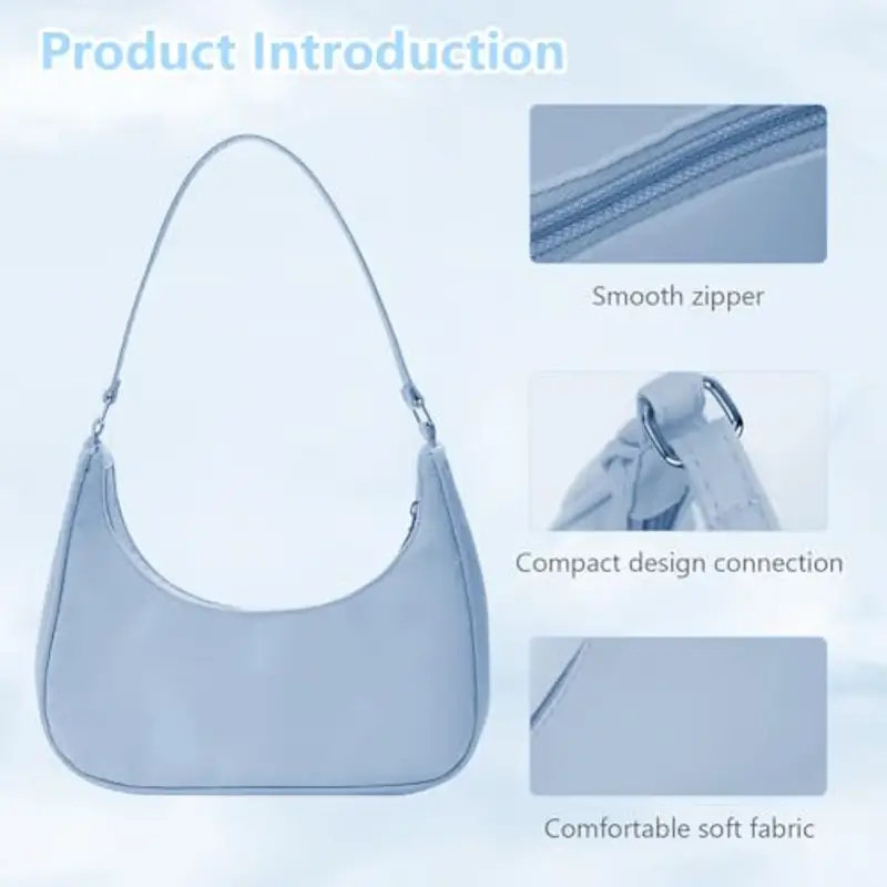 Aucuu Borsa a tracolla Donna Blu 1597593 miniatura 2