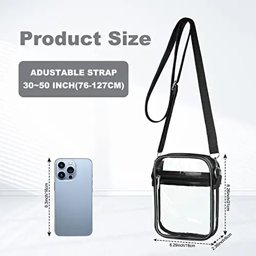 Aucuu Borsa a tracolla Donna Nero 2534852 miniatura 2