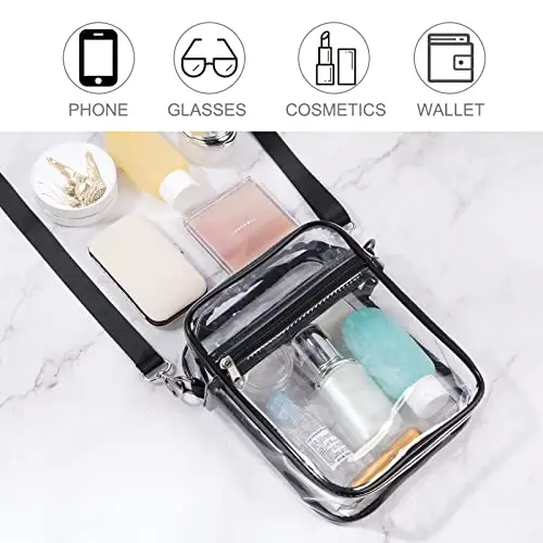 Aucuu Borsa a tracolla Donna Nero 2534852 miniatura 3