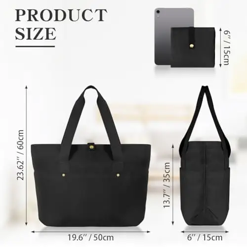 Aucuu Borsa Tote e a Tracolla Donna, Shopper con Tasche Multiple, Grande Capacità per Shopping, Lavoro, Viaggi miniatura 2