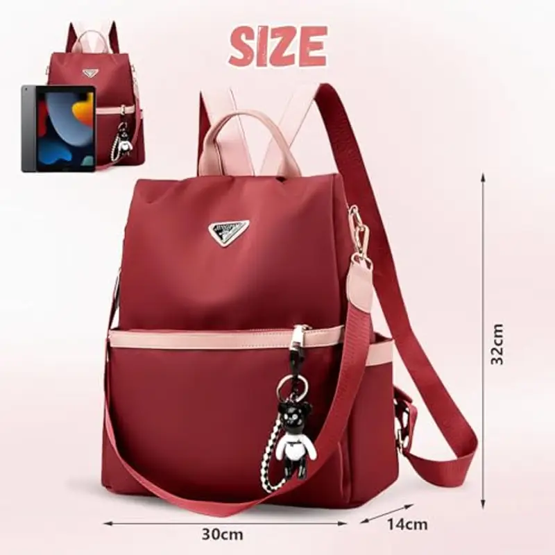 Aucuu Borsa Zaino Donna Elegante, Zaini Antifurto, Piccoli Zaini Casual, Borsa da Scuola per Ragazze, Borse a Zainetto Casual per Shopping Scuola Viaggio Lavoro miniatura 2