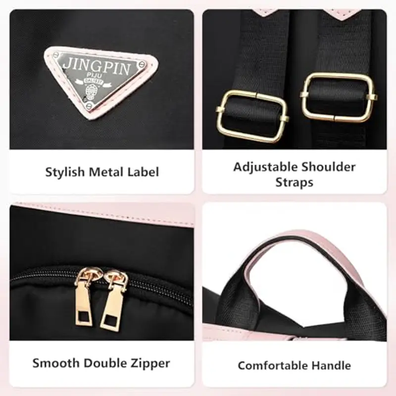 Aucuu Borsa Zaino Donna Elegante, Zaini Antifurto, Piccoli Zaini Casual, Borsa da Scuola per Ragazze, Borse a Zainetto Casual per Shopping Scuola Viaggio Lavoro miniatura 3