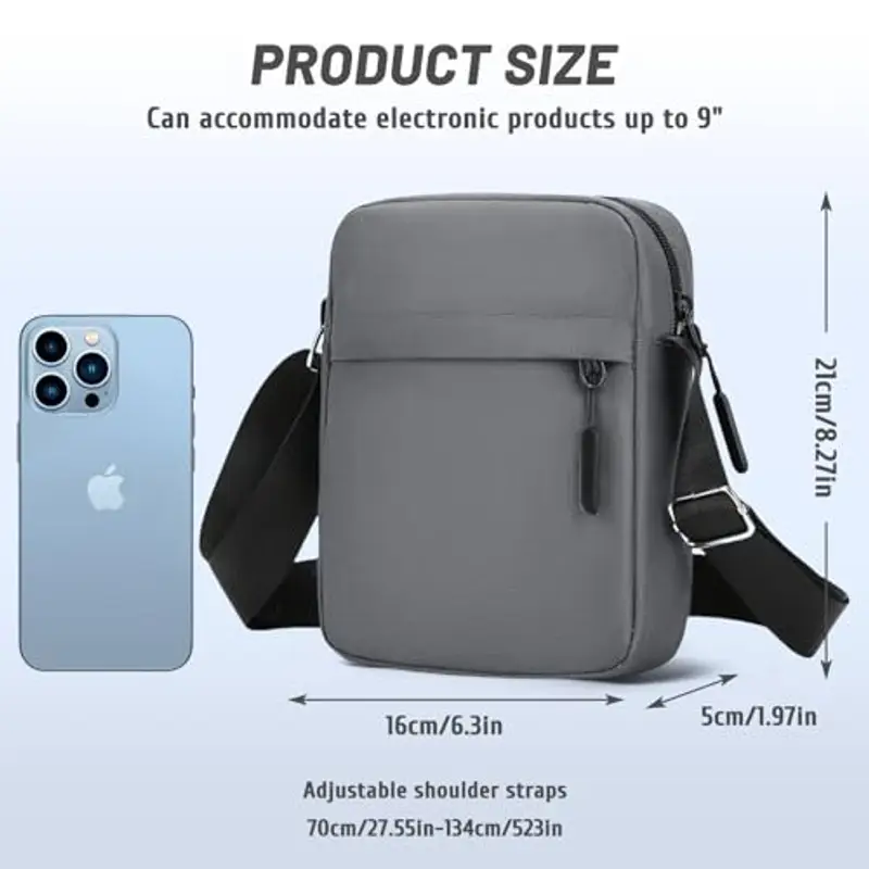 Aucuu Borsa a spalla Uomo 1602639 miniatura 2