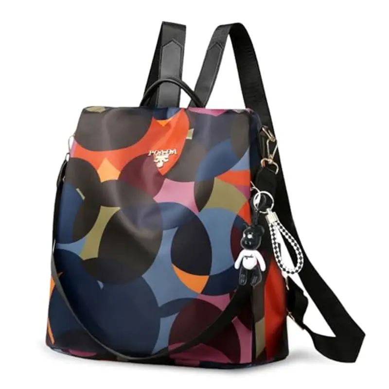 Aucuu Zaino Donna, Borsa Zaino Donna Elegante, Zaini Antifurto, Piccoli Zaini Casual, Borsa da Scuola per Ragazze, Borse a Zainetto Casual per Shopping Scuola Viaggio Lavoro miniatura 2