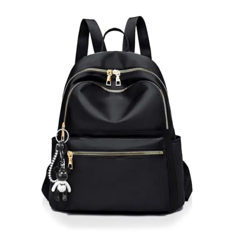 Aucuu Zaino Donna Elegante, Zainetto Casual in Nylon, Antifurto, Piccolo per Shopping, Scuola, Viaggio e Lavoro