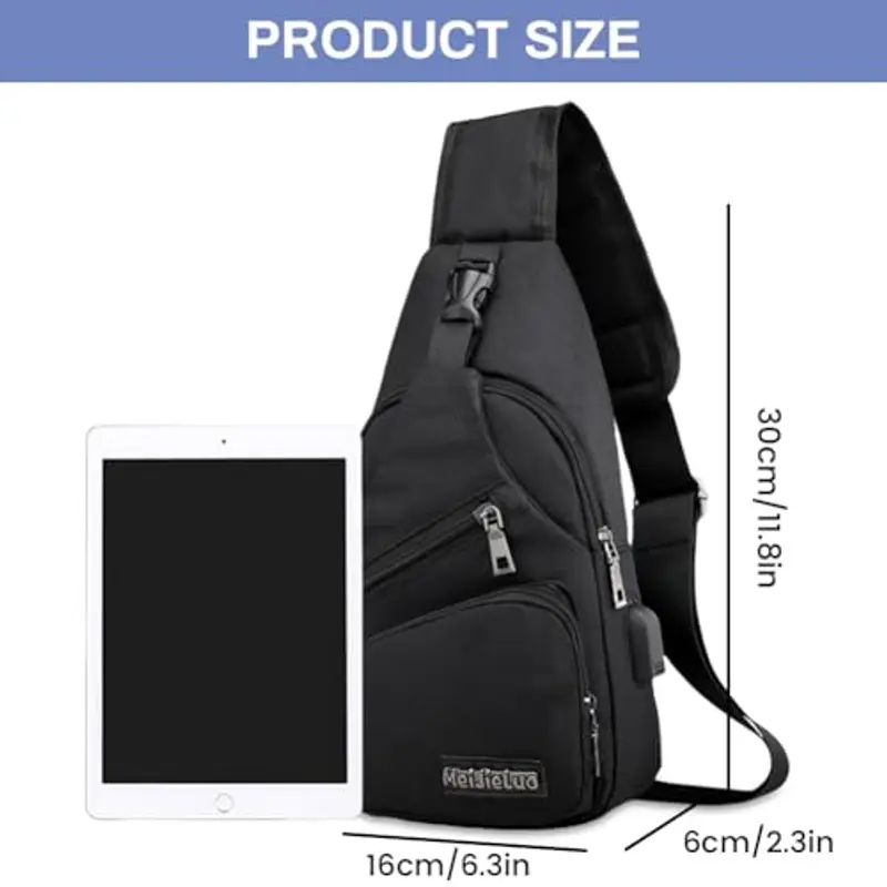 Aucuu Borsello Uomo Nero 2291755 miniatura 2