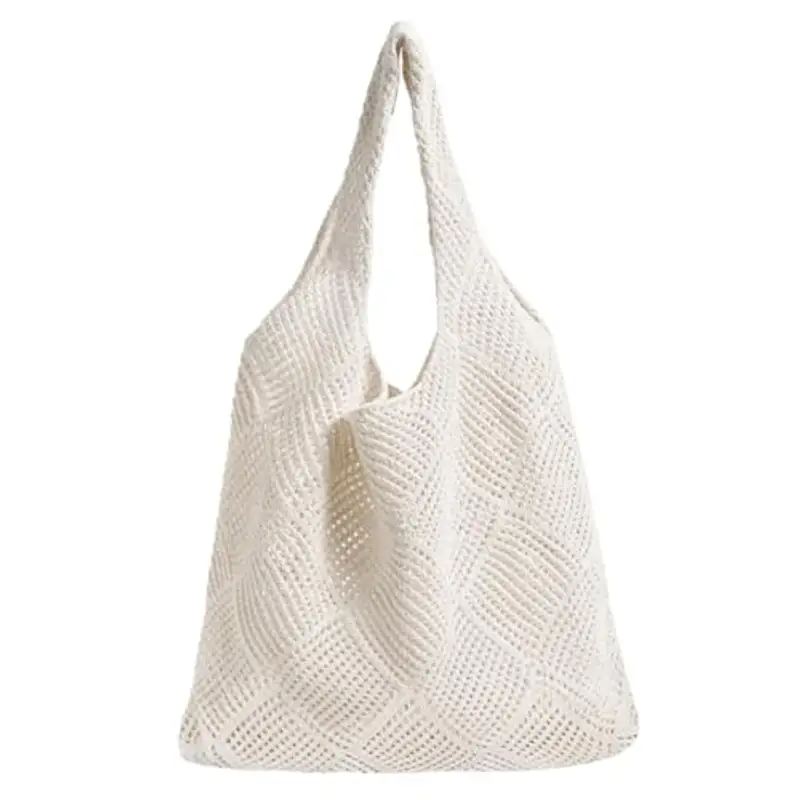 Augesak Borsa da Spiaggia da Donna (Beige)
