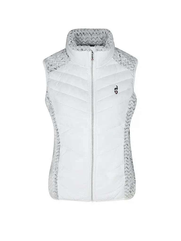 Gilet ibrido da donna Corda bianco | S