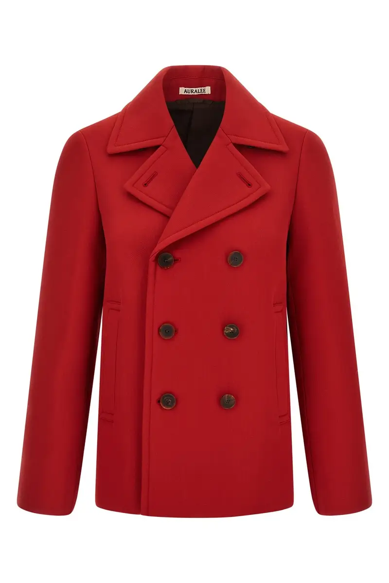 Cappotto Lana Rosso