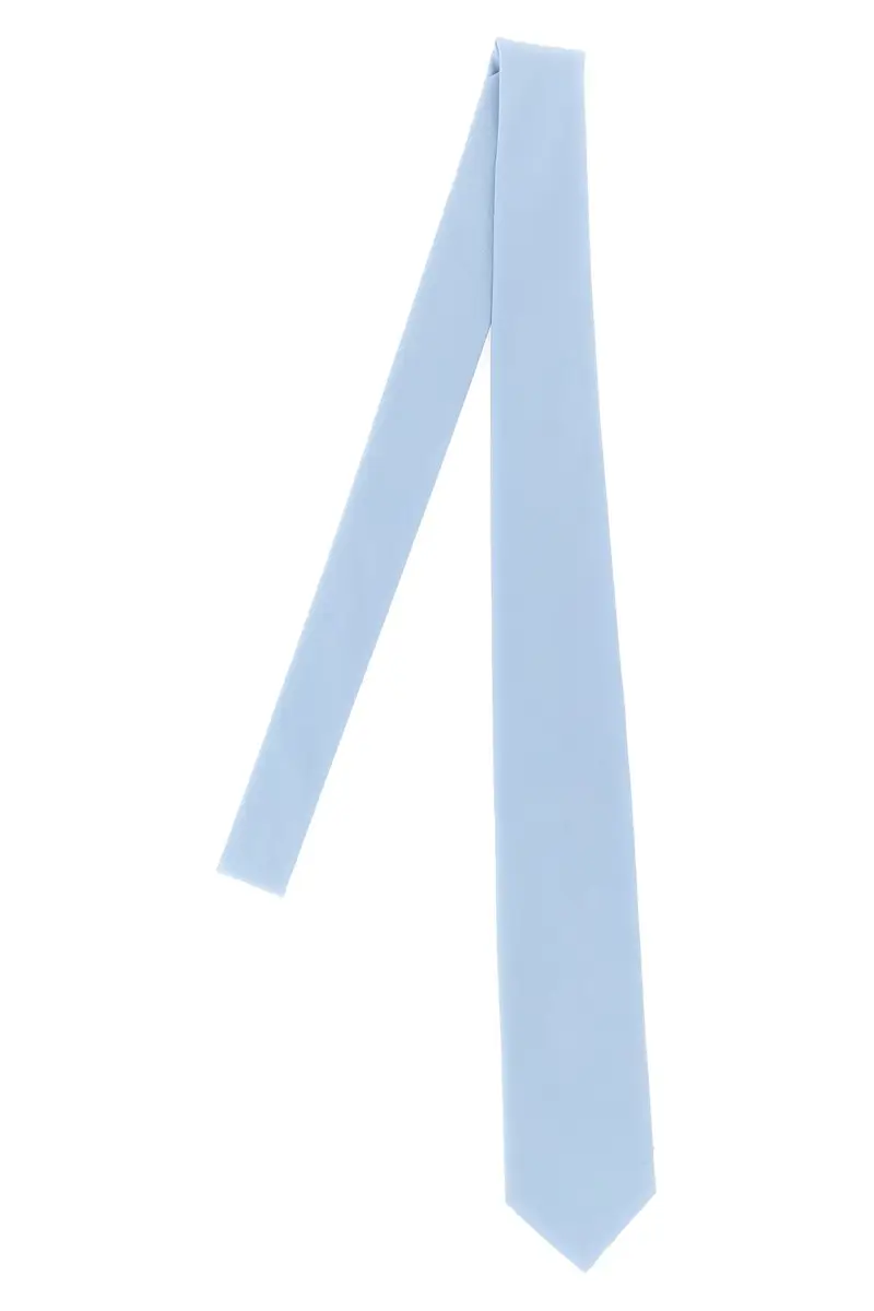 Cravatta Twill Finx Lavato Azzurro