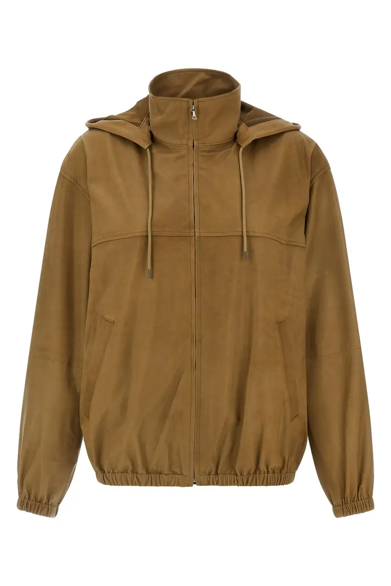 Giacca Pelle Ultrasottile Marrone