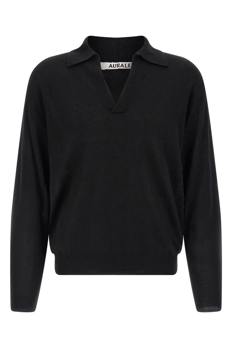 AURALEE Polo Nero 4256636