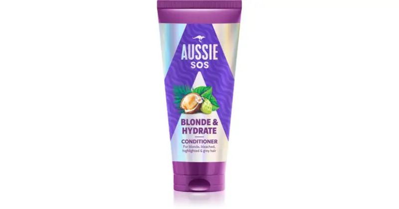 Aussie SOS balsamo idratante per capelli biondi 200 ml
