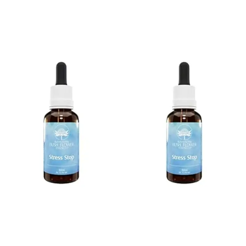 Australian Bush Flower Essences Stress Stop 30ml (Confezione da 2)