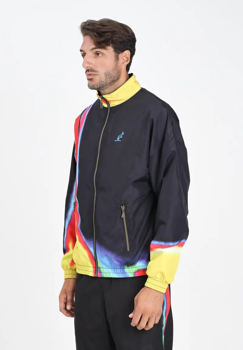 AUSTRALIAN Giacca a vento Fuel nera da uomo