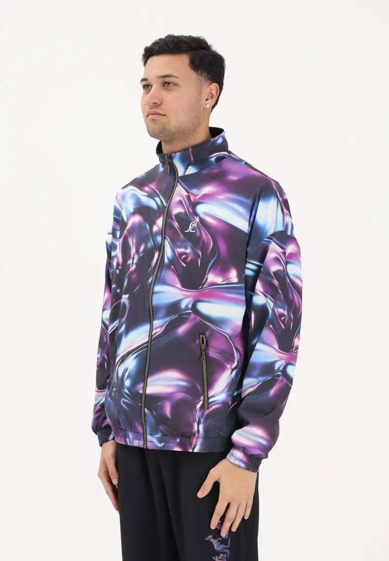 Giacca a vento METALIQ SLAM viola da uomo