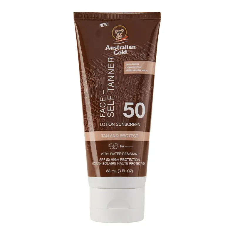 Protezione Solare SPF50 Face + Self Tanner Lotion - Protezione solare viso