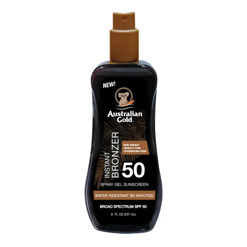 Protezione Solare SPF50 Spray Gel with Instant Bronzer - Solari alta protezione