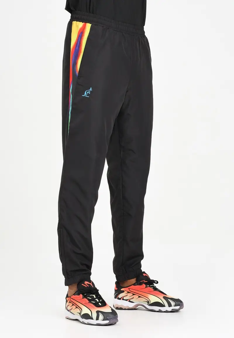 AUSTRALIAN Pantalone sportivo Fuel "V" nero da uomo