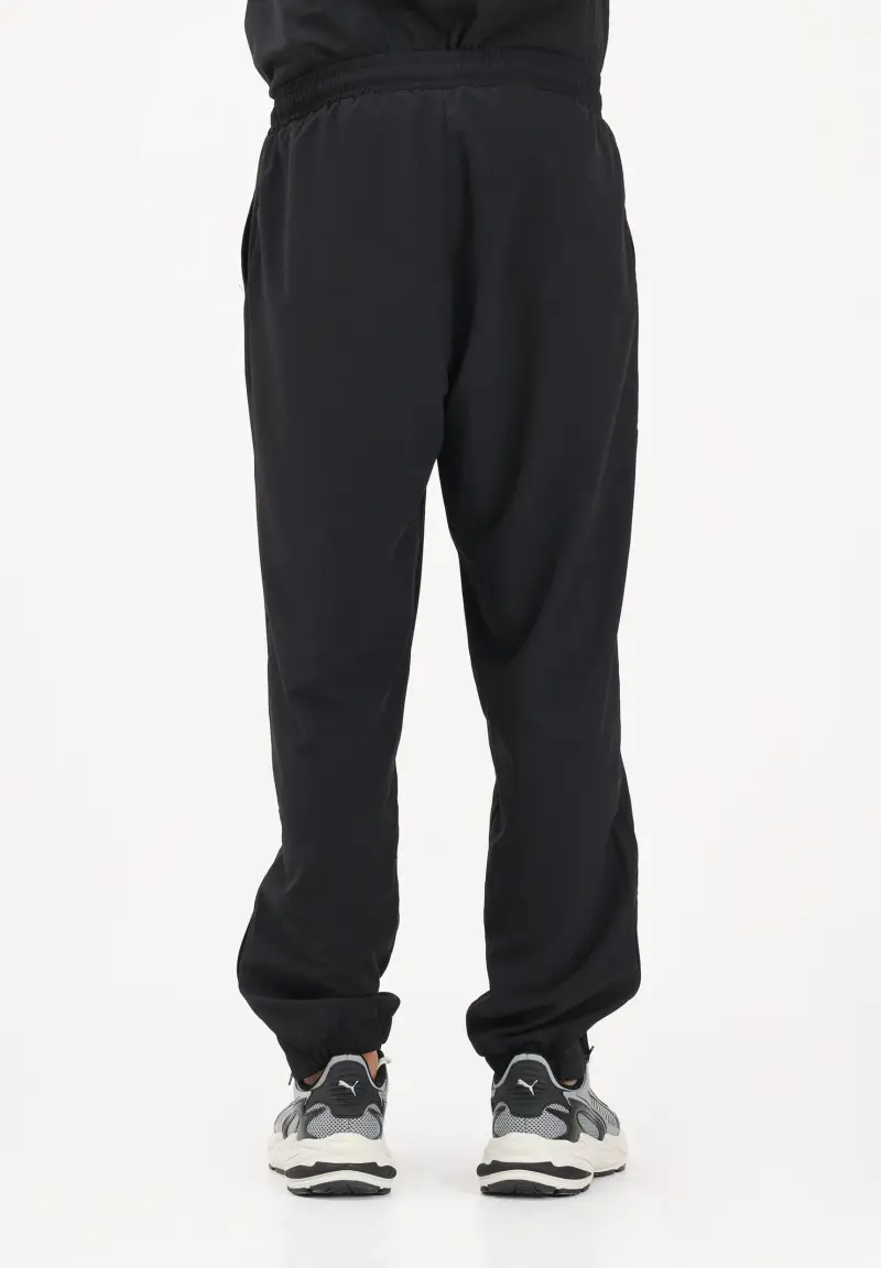 Pantalone sportivo METALIQ LOGO nero da uomo miniatura 3