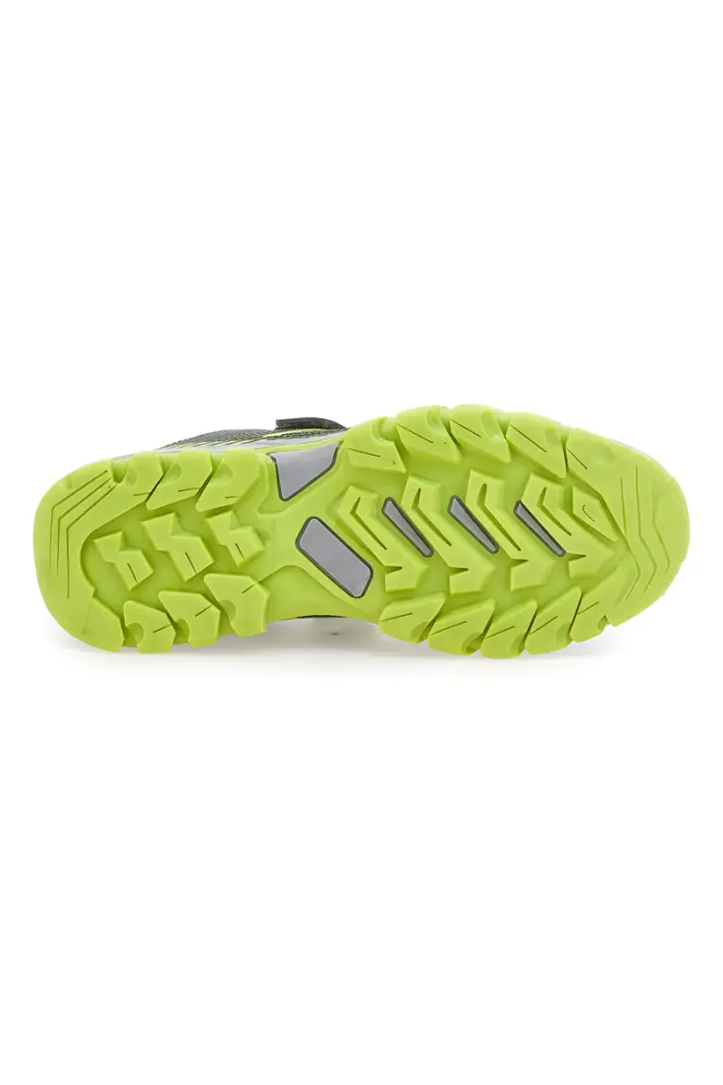 Scarpa da ginnastica da ragazzo grigia e verde fluo con strappo Australian Spin [VERDE] miniatura 5