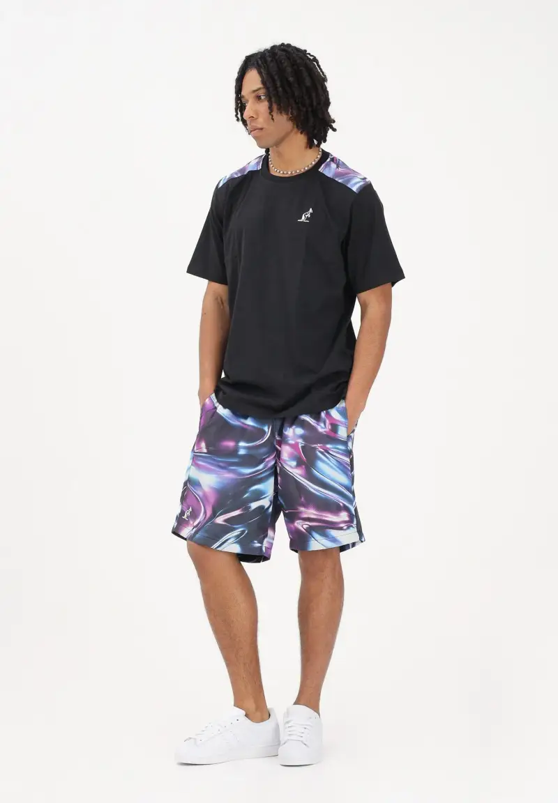 Shorts sportivo Metaliq multicolore da uomo miniatura 2