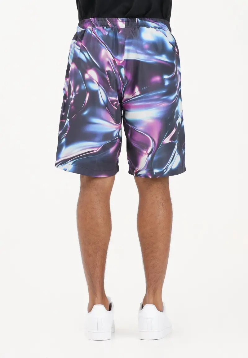 Shorts sportivo Metaliq multicolore da uomo miniatura 3