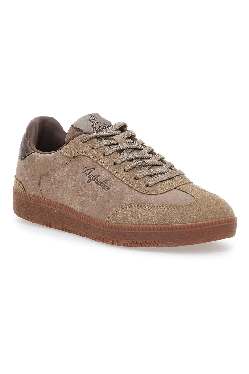 Sneakers beige con dettagli marroni e suola in gomma Australian AU52M115 [TAUPE] miniatura 2