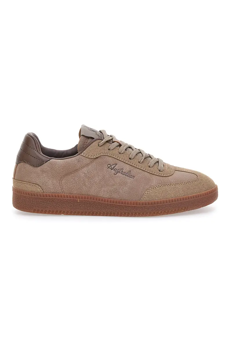 Sneakers beige con dettagli marroni e suola in gomma Australian AU52M115 [TAUPE]