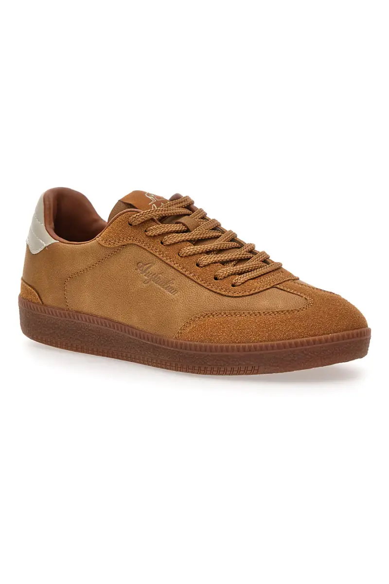 Sneakers marroni con extra insole, energy return e suola in gomma Australian AU52M115 [TAN] miniatura 2