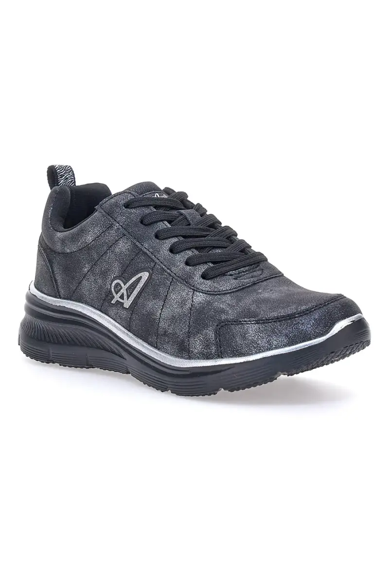 Sneakers nere con dettagli argento e suola comfort Australian AU32W504 [NERO miniatura 2