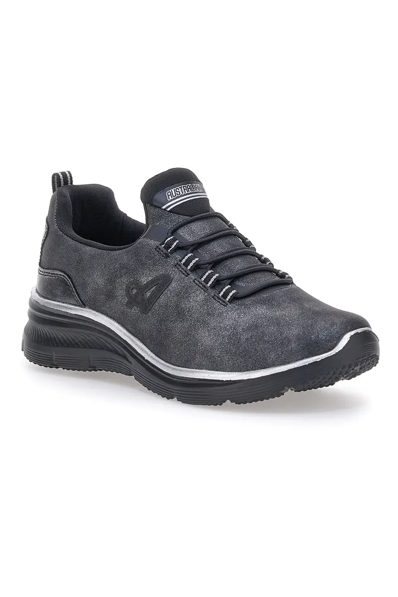 Sneakers nere traspiranti con memory comfort e lacci elasticizzati Australian AU52W511 [NERO miniatura 2
