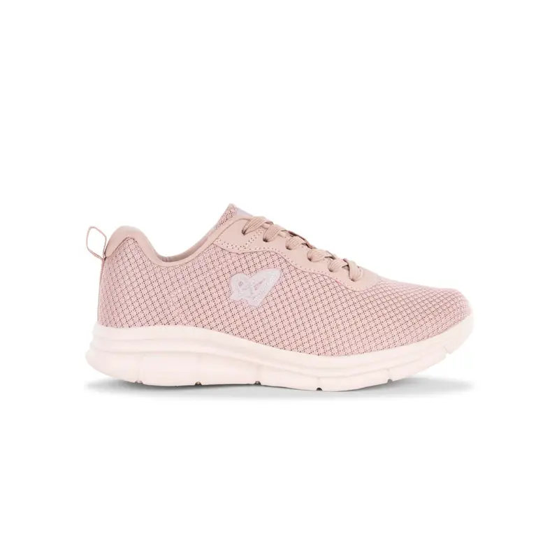 Sneakers rosa running da donna con logo