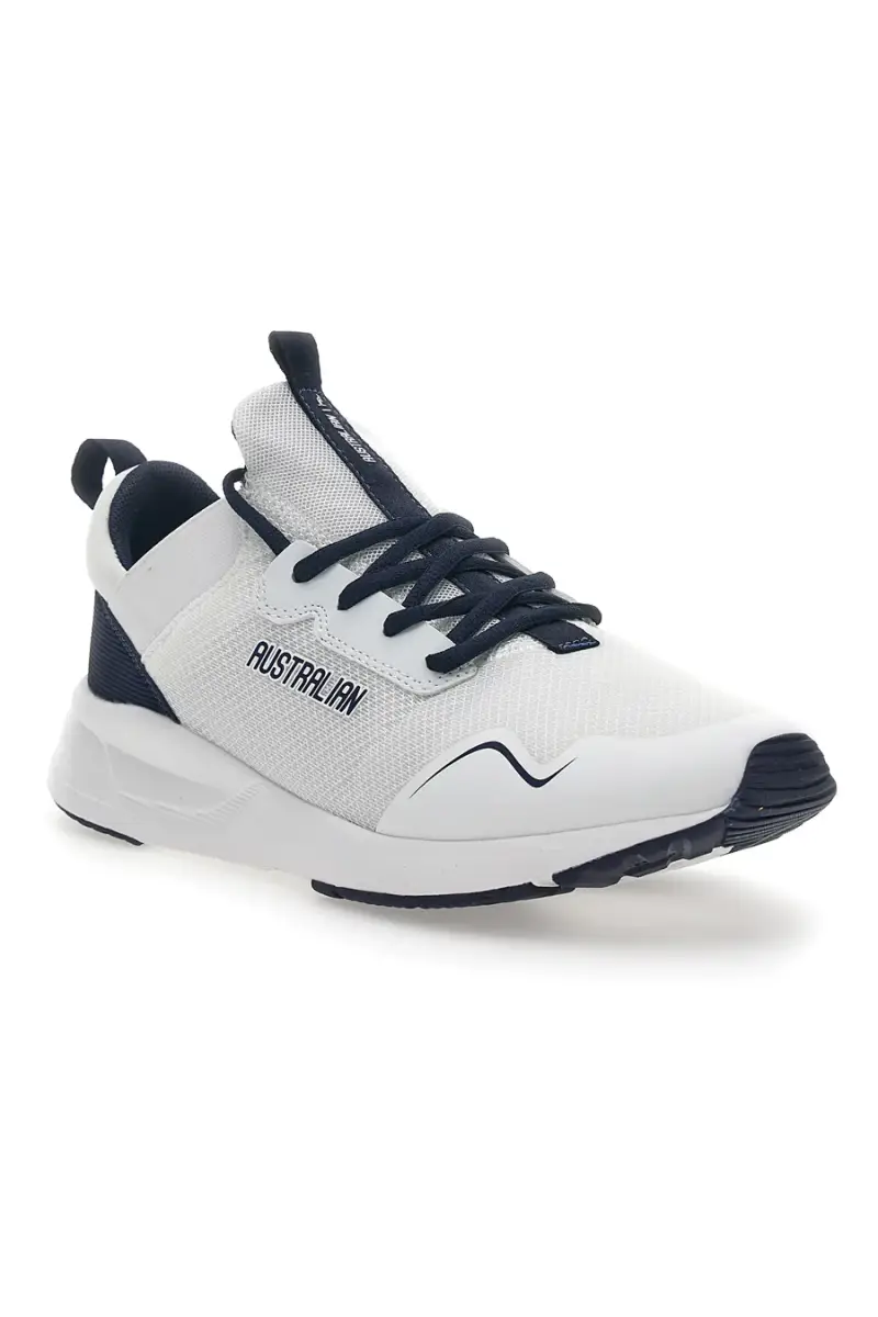 Sneakers Sportive Bianche-Blu Autralian Trainy [BIANCO miniatura 2