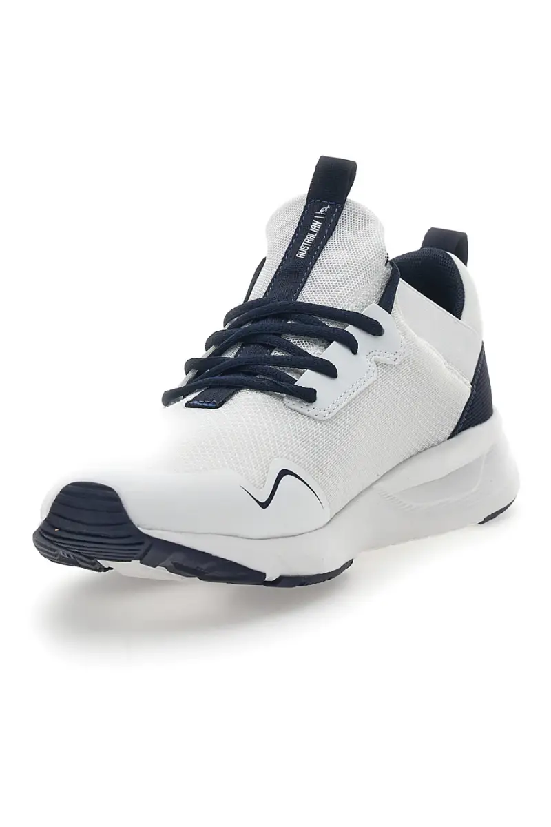 Sneakers Sportive Bianche-Blu Autralian Trainy [BIANCO miniatura 3