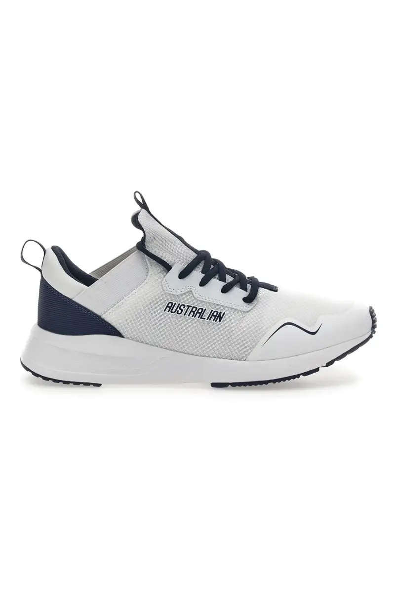 Sneakers Sportive Bianche-Blu Autralian Trainy [BIANCO