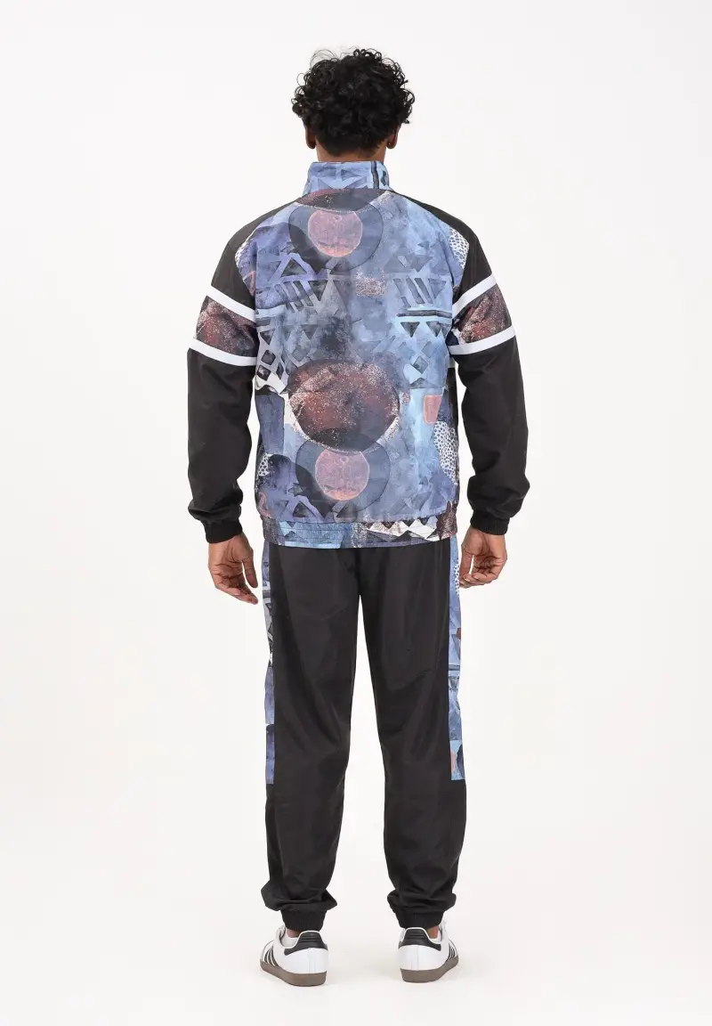 Tuta nera da uomo con stampa "Smash" miniatura 3