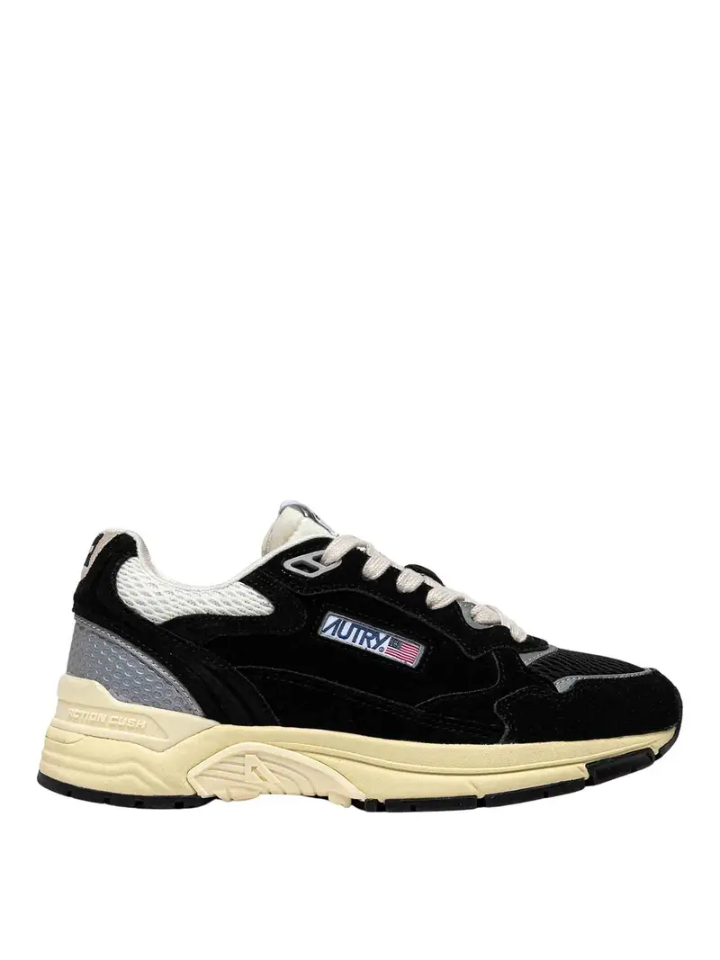 Hyperway Lowsuede Mesh Black Silv Nero