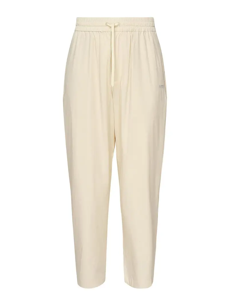 Jogger di nylon riflesso unisex Bianco