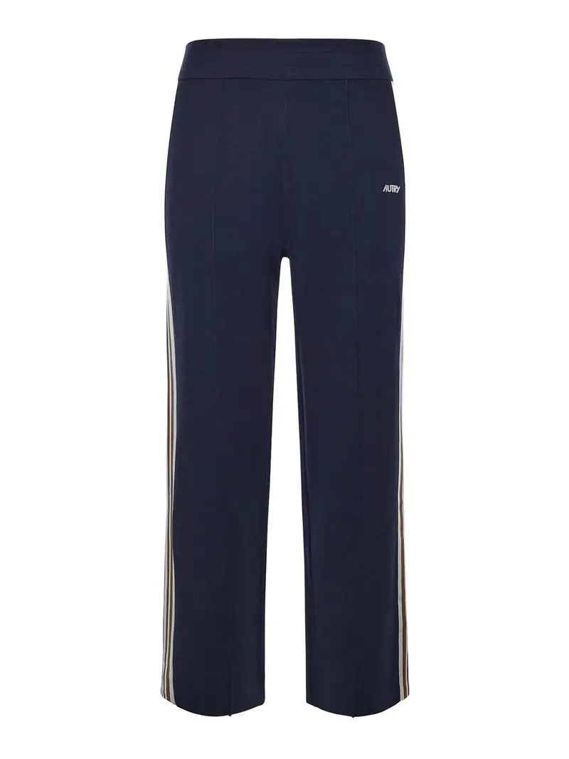 Joggers in misto viscosa Blu