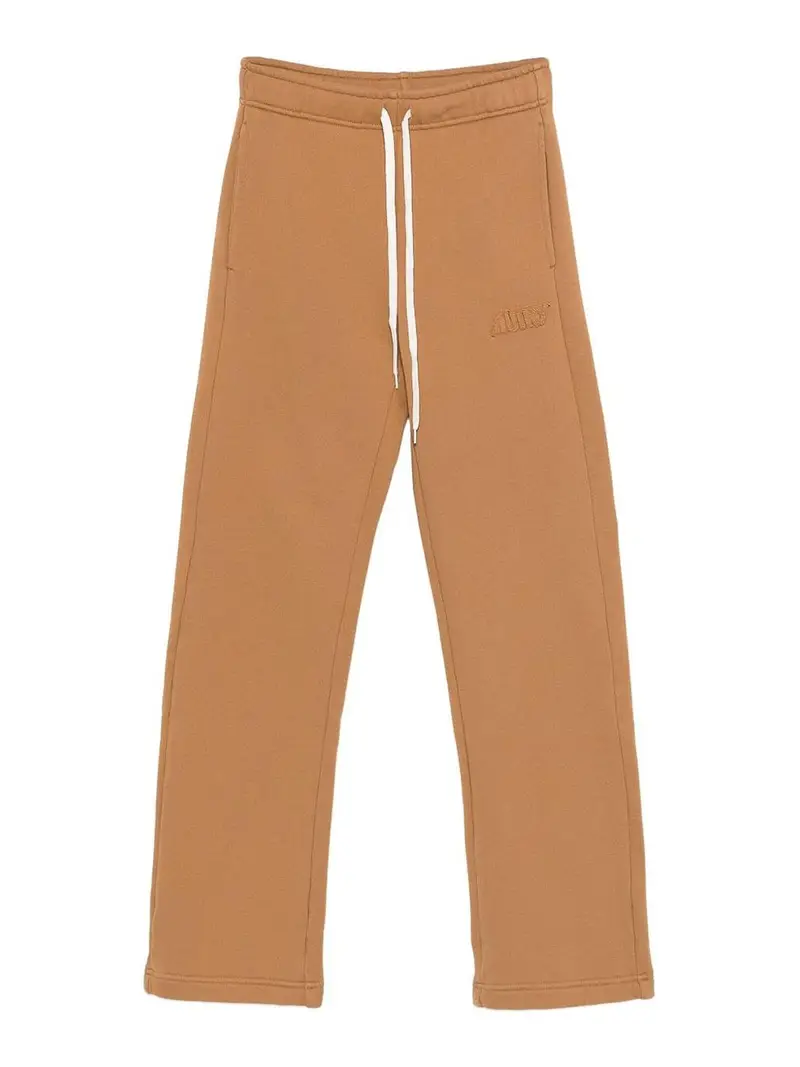 Pantaloni della tuta in cotone blu Beige