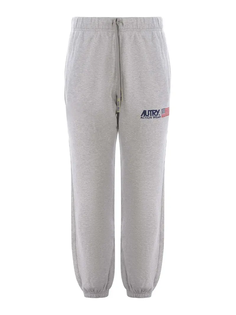 Pantaloni della tuta in cotone Grigio