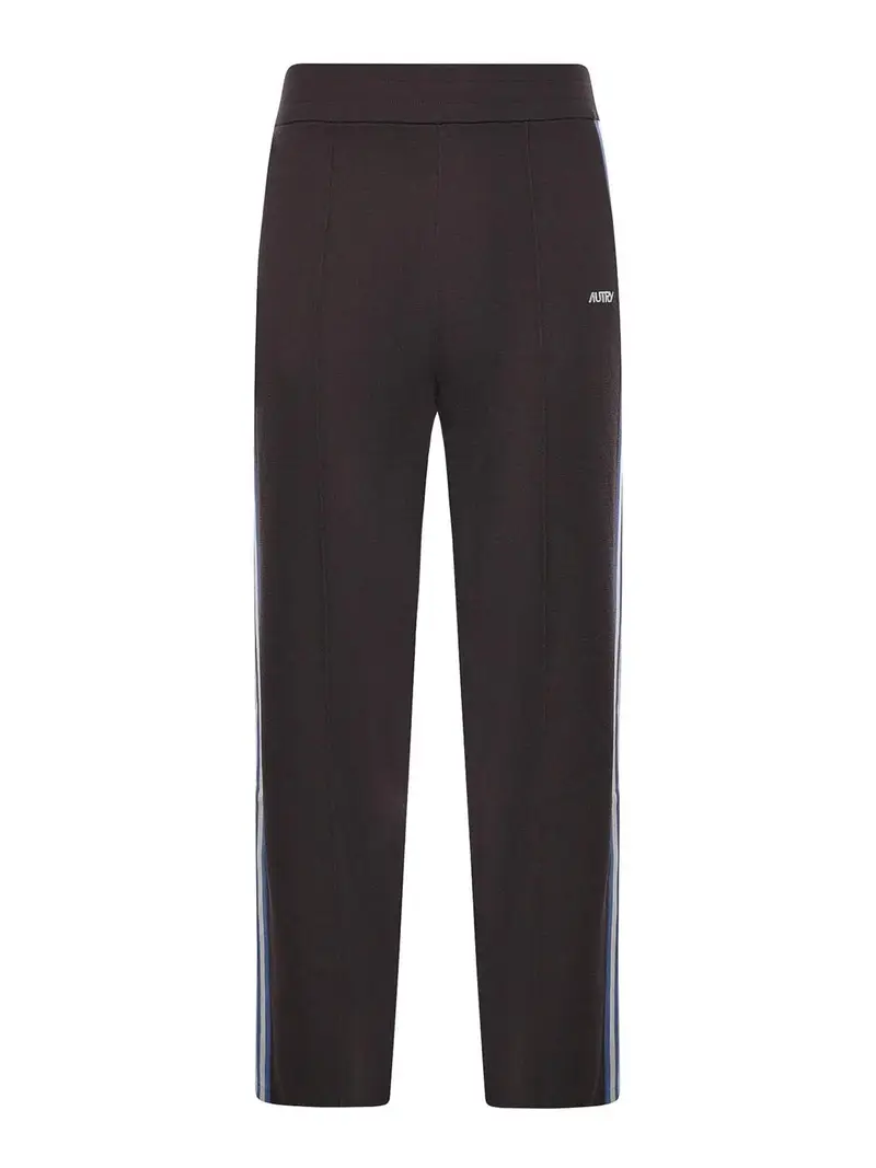 Pantaloni Jogger in Misto Viscosa Grigio