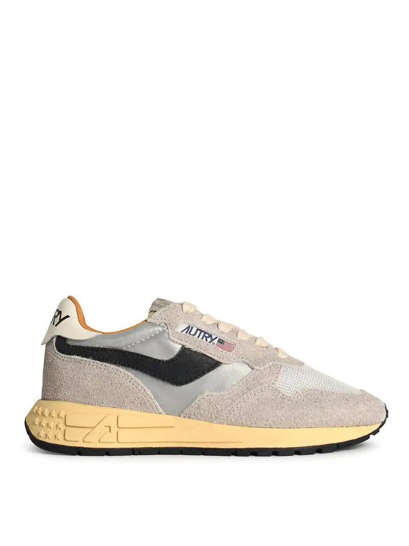 Reelwind Scneaker in misto pelle grigia Grigio