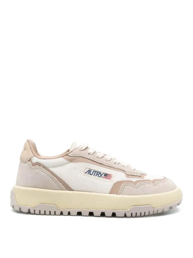 Scneaker dal ritmo selvaggio Color Carne E Neutri