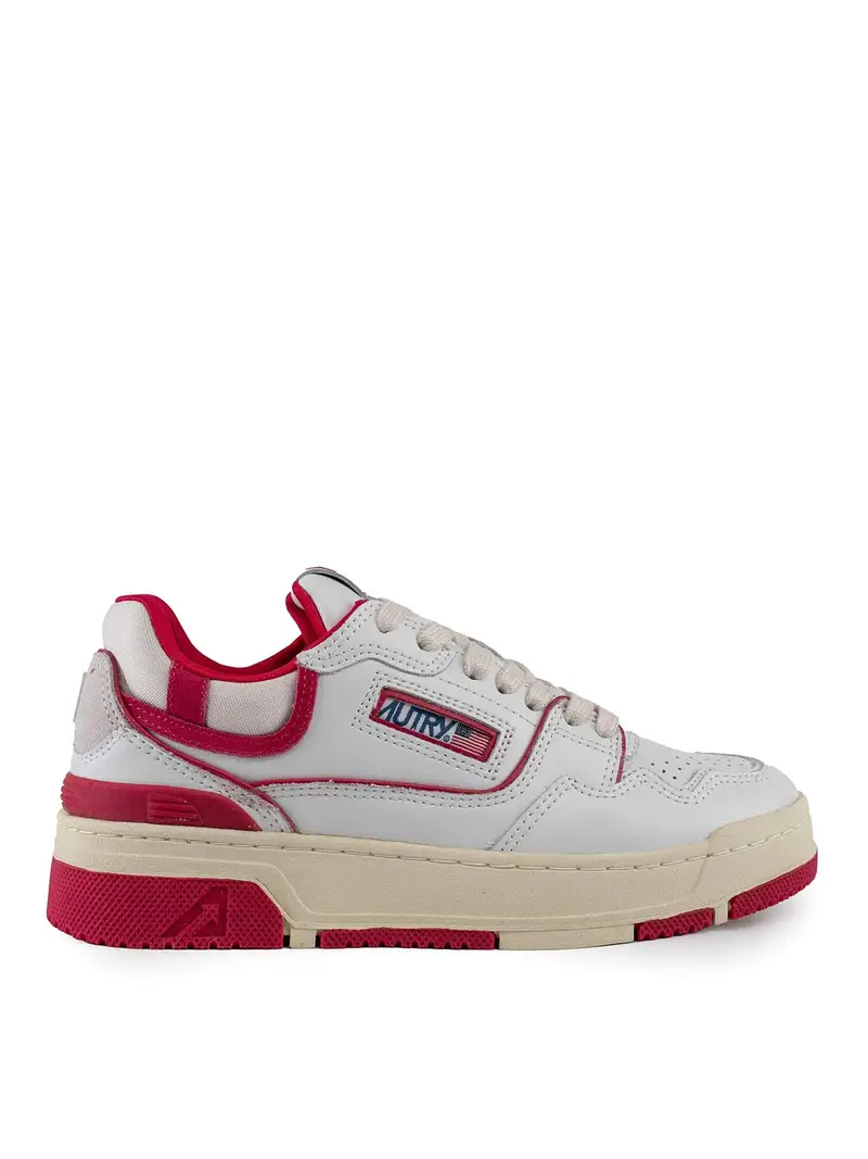 Sneaker CLC in pelle e pelle scamosciata Beige