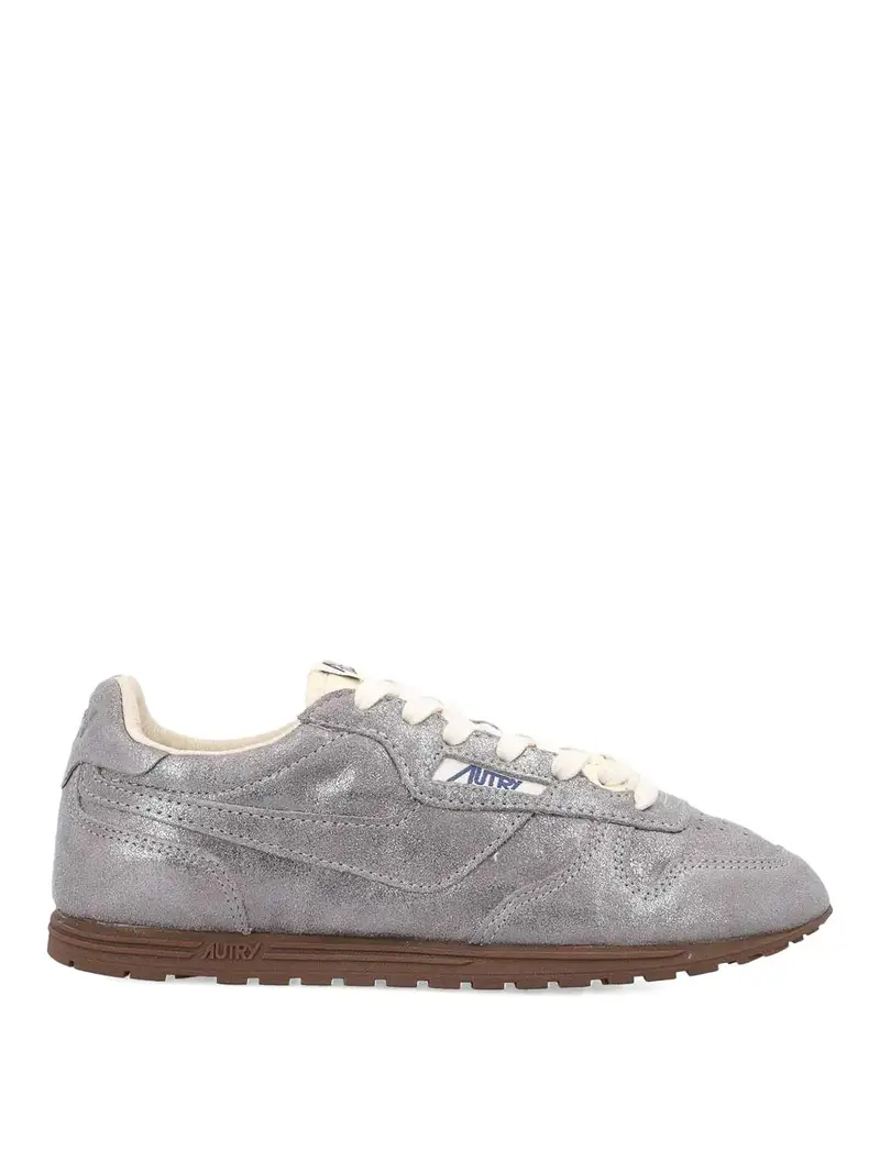 Sneaker in pelle scamosciata Windspin Marrone